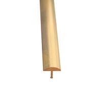 Striscia di soglia in ottone massiccio, profilo a T, bordo regolabile per vinile, legno e moquette, copertura del giunto del pavimento/striscia di collegamento per aperture delle porte, striscia di