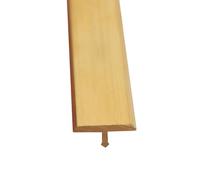 Striscia di soglia in ottone massiccio, profilo a T, striscia di bordo regolabile per vinile, legno e moquette, copertura del giunto del pavimento/striscia di collegamento per aperture delle porte