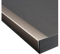 Striscia di soglia, Profilo di protezione for gradini/bordi delle scale, profilo di finitura in lega di alluminio for gradini, profilo di transizione a L for scale, protezione for gradini(Rose Gold)