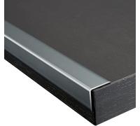 Striscia di soglia, Profilo di protezione for gradini/bordi delle scale, profilo di finitura in lega di alluminio for gradini, profilo di transizione a L for scale, protezione for gradini(Dark Grey)