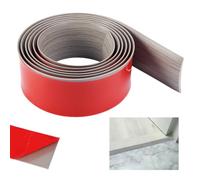 Striscia di Soglia, Profilo di Transizione Autoadesivo 2mx5cm, Strisce Profilo di Transizione Pavimento in PVC per Il Collegamento Delle Giunture del Pavimento, Transizioni tra Moquette e Piastrelle