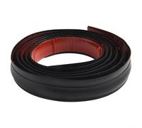 Striscia di Soglia TPE Autoadesiva per Moquette 10mm | Materiale TPE elastico, adesivo per forte, per facile , anti-scivolo, nero universale(2m)