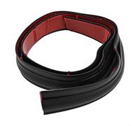 Striscia di Soglia TPE Autoadesiva per Moquette 10mm | Materiale TPE elastico, adesivo per forte, per facile , anti-scivolo, nero universale(1m)