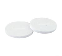 Striscia di spugna per battente, riduzione del rumore e prevenzione della polvere, resistente alla pioggia e al vento freddo (bianco, 1,5 cm, 2 rotoli)