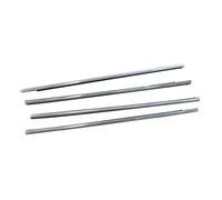 Striscia di tenuta 4 Pezzi Guarnizione Esterna Finestrino Porta Laterale Per Per Outlander 2007 2008 2009 2010-2018(Style 3)