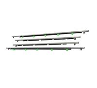 Striscia di Tenuta 4 Pz/Set Guarnizioni Auto Finestra Esterna di Vetro Meteo Striscia Impermeabile Strisce Decorative per CRV 2002-2022 Guarnizione Portiere Auto(2007-2011)