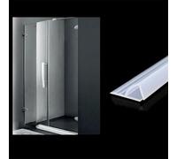 Striscia di tenuta a forma di H lunga 2 m, per porte di bagno, doccia e schermi, larghezza 6 mm, 8 mm, 10 mm, 12 mm, forte per una vestibilità sicura (1)