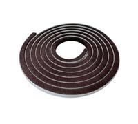 Striscia di tenuta a spazzola, Guarnizione autoadesiva in feltro for porte e finestre, multicolore, dimensioni multiple(Brown,Width 0.9CM*Height 1.5CM*Length 2000CM)