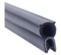 Striscia di tenuta a U, guarnizione di rifinitura, Striscia di tenuta in gomma a forma di U con bolla superiore 3,28 piedi Guarnizione nera for portiera auto for auto, barche, camion(25mm x 10mm)