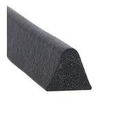 Striscia di tenuta antipolvere morbida triangolare da 5 m, barra di schiuma spugnosa anticollisione in gomma, striscia di tenuta for apparecchiature insonorizzate(11x11mm)