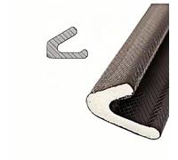 Striscia Di Tenuta Autoadesiva Per Porta Di Sicurezza A Forma Di V in Lega Di Alluminio Anticollisione E insonorizzante Finestra Antivento 6M Piccola Guarnizione A V Fessure Da 5-7mm