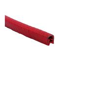 Striscia di tenuta della porta, Striscia di tenuta Guarnizione in gomma for bordi da 3,28 piedi, guarnizione for bordi di protezione for portiera auto, altezza x larghezza(Red,10mm x 8mm)