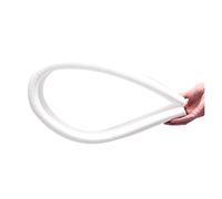 Striscia di tenuta flessibile for il fondo della porta, insonorizzante, antirumore, antispiffero sotto la porta, antipolvere, for finestre ER(White)