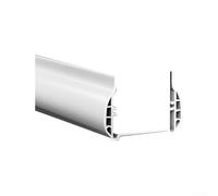 Striscia di tenuta flessibile in PVC progettata per stringere gli spazi nella parte inferiore della porta per ridurre al minimo l'infiltrazione d'aria (bianco)