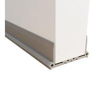 Striscia di tenuta flessibile per porta, antivento e impermeabile, protezione contro gli agenti atmosferici (grigio)