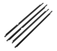 Striscia di tenuta Guarnizione In Gomma Finestrini Auto Cromata/nera Da 4 Pezzi Per Land Per Cruiser LC100 Series 1998-2007 75740-60030(Style 1)