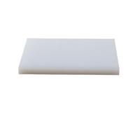 Striscia di tenuta in gomma, 1 piastra in plastica, scorrevole, piastre in nylon bianco, foglio di gomma dura, materiale tecnico in estruso PA6(40x100x150mm)