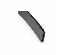 Striscia di tenuta in gomma a forma di U con scanalatura da 0,5 mm a 40 mm, protezione nera per bordi, per portiere auto, vetro, pannelli metallici - U-18-1M