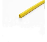 Striscia di tenuta in gomma a U, guarnizione in for rivestimento del bordo canale a da 3,28FT, protezione dalle intemperie for superfici dei bordi affilati e ruvidi(Unique Colour,8mm x 6mm)