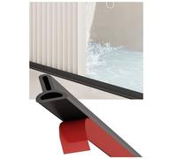 Striscia di tenuta in gomma for lo spazio della porta, barriera impermeabile autoadesiva, diga flessibile for l'acqua del pavimento della doccia in silicone(100 centimeter)