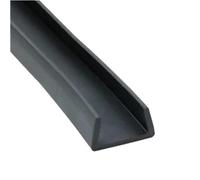 Striscia di tenuta in gomma nera a forma di U for la protezione dei bordi e degli angoli delle portiere dell'auto, diverse dimensioni(25MMX15MMX3METERS)
