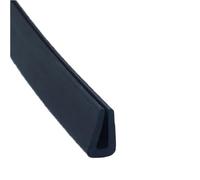 Striscia di tenuta in gomma nera a forma di U for la protezione dei bordi e degli angoli delle portiere dell'auto, diverse dimensioni(7MMX12MMX2METERS)
