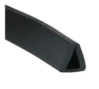 Striscia di tenuta in gomma nera a forma di U for la protezione dei bordi e degli angoli delle portiere dell'auto, diverse dimensioni(5MMX10MMX4METERS)