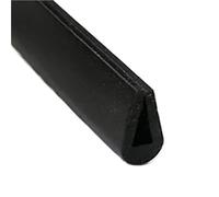 Striscia di tenuta in gomma nera a forma di U for la protezione dei bordi e degli angoli delle portiere dell'auto, diverse dimensioni(10MMX17MMX1METER)