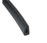 Striscia di tenuta in gomma nera a forma di U for la protezione dei bordi e degli angoli delle portiere dell'auto, diverse dimensioni(4MMX7MMX3METERS)