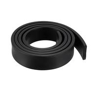 Striscia di tenuta in gomma rettangolare solida ER 1 pezzo, larghezza 25 mm, spessore 5 mm, lunghezza 1 metro, guarnizione rotante for acqua, nera, 5 mm x 25 mm