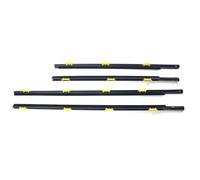 Striscia di Tenuta in Porta Auto Per CR-V Per CRV 2002 2003 2004-2006 4 Pezzi Guarnizione Portiera Esterna Guarnizione A Pressione Impermeabile 72950-S9A-003 72910-S9A-003