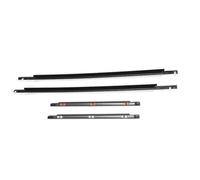 Striscia di Tenuta in Porta Auto Per Toyota Per FJ Per Cruiser 2007 2008 2009 2010-2014 4 Pezzi Guarnizione Finestrino Modanatura Vetro Esterno Della Portiera Laterale