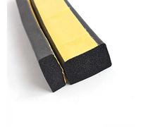 Striscia di Tenuta in Schiuma 2M/10M Larghezza 10-30mm Spessore 2-20mm Gomma Spugna autoadesiva Adesivo monoadesivo Eva Schiuma Nera Guarnizione anticollisione (Size : 5mm x 15mm x 10m)