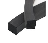 Striscia di tenuta in schiuma di gomma Epdm nera spessa 3,0 mm, larghezza 10 mm 15 20 25 30 35 40 45 50 mm Guarnizione quadrata in spugna for guarnizione della porta 'armadio 1 pezzo/3 * 15 mm(3*15Mm)