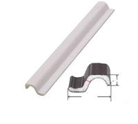 Striscia di tenuta in schiuma insonorizzata da 6 m tipo S per finestra a battente Schiuma antirumore per la riduzione delle intemperie Guarnizione della porta Gap Filler artefatto-tipo B-bianco,1M