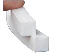 Striscia di tenuta in schiuma silicone, guarnizione in gomma siliconica e in striscia Dimensioni multiple 1 metro pezzo(5x25mm)