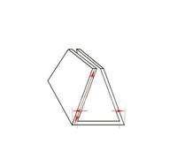 Striscia di tenuta in silicone a forma di U da 1M~5M Striscia di protezione per bordi anticollisione per tavoli con porte in vetro trasparente - 0,5x3,5x6,5mm - 3,0 metri