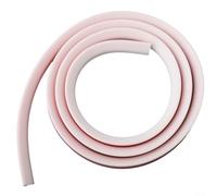 Striscia di tenuta in silicone per soglie della doccia del bagno, barriera di ritenzione idrica per separare le zone umide e asciutte, striscia flessibile mantiene l'acqua contenuta (bianco, 200 cm)