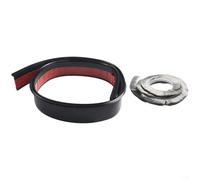 Striscia di tenuta inferiore della porta, 100 cm, efficace protezione dagli insetti e dal suono, per efficienza energetica (nero)