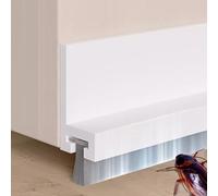 Striscia di tenuta inferiore della porta con composizione in TPE per perdite d'aria e prevenzione del rumore, la forte colla acrilica garantisce il fissaggio a varie dimensioni della porta (grigio)