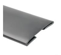 Striscia di tenuta inferiore della porta con design ad arco e retro spesso per fermare gli spifferi, insonorizzazione e protezione del pavimento, realizzata in silicone ecologico (nero)