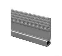 Striscia di tenuta inferiore della porta con struttura in TPE, design a coste rinforzate e acrilico resistente per un efficace isolamento acustico, protezione da polvere e vento sulle porte (grigio)