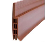 Striscia di tenuta inferiore della porta da 100 cm, per fermare gli spifferi, blocco del vento, isolamento acustico, spogliatura dalle intemperie in TPE per porte interne/esterne, spazio di 028 mm
