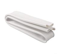 Striscia di tenuta inferiore della porta in PVC con materiale flessibile per isolamento antivento e acustico sotto le porte (bianco)
