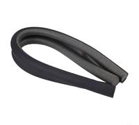 Striscia di tenuta inferiore della porta, paraspifferi, antivento e insonorizzante, in materiale EVA, lunghezza 95 cm, per uso domestico, hotel, ufficio (nero)