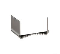 Striscia di tenuta inferiore della porta regolabile insonorizzata ed ermetica in PVC, adatta per porte da 5 a 8 cm di larghezza, il retro forte impedisce lo scivolamento o la caduta (grigio)