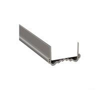 Striscia di tenuta inferiore della porta regolabile per porte da 3 5 5 5 cm, costruita in PVC per ridurre il rumore e bloccare il flusso d'aria, con forte, non marcatura per un uso duraturo (grigio)