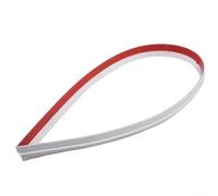 Striscia di tenuta insonorizzante sotto la porta per un'efficace protezione dagli agenti atmosferici e isolamento (bianco)