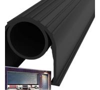Striscia di tenuta per fondo porta garage, fondo guarnizione per porta del garage,Strisce di tenuta in gomma di ricambio per porte resistenti alle intemperie da 5 metri | Dic