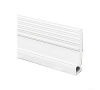 Striscia di tenuta per la parte inferiore della porta, insonorizzata, antivento, autoadesiva, in TPE, riduzione del rumore, forte adesivo, tappo di spifferi rinforzato, design a costine, tagliato a